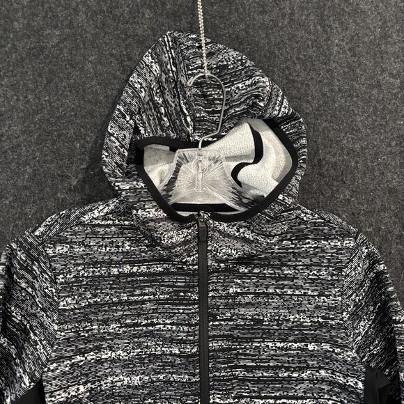 Nike All Time Tech Static Jacket Women's Small Black Gray Therma-FIT Hooded - Picture 2 of 10